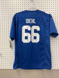 lot 43 image: Nike NFL New York Giants Youth David Diehl #66 Jersey Size L