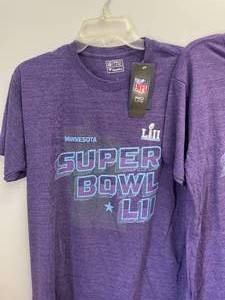 lot 49 image: Lot of 4 NFL Fanatics Super Bowl Mens T-Shirts