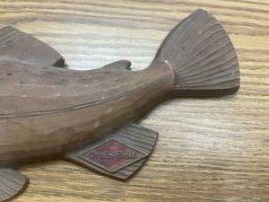 lot 5 image: Grain Belt Beer Vintage Fish Wall Hanging