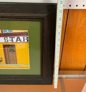 lot 81 image: Framed Artwork with Chicken-Unknown Artist