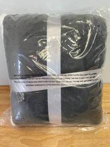 lot 73 image: Large Grey and White Soft Sherpa Throw Blanket