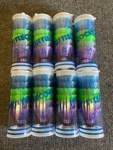 lot 65 image: Case of 20 (6) Packs Shuttle Cock Birdies for Badminton. 