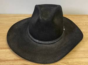 lot 10 image: Vintage Resistol Self Conforming 4XXXX Beaver Cowboy Western Hat.