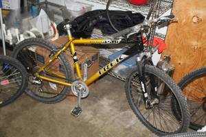 lot 208 image: Trek Aluminum 4500 22 Mens Trail Bike  20 Gold Frame