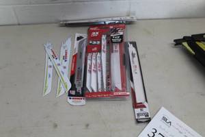 lot 36 image: Lot of (20) Reciprocating Saw Blades