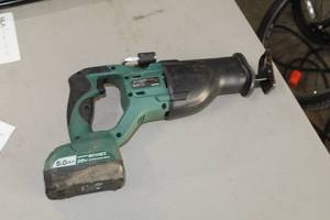 lot 47 image: Menards 241-0492 Masterforce 20V Brushless Reciprocating Saw with Battery