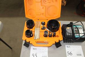 lot 55 image: Spyder Carbide Tip Hole Saw Kit 20-piece