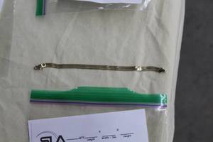lot 162 image: Womens 14K Yellow Gold Herringbone Bracelet 6-34