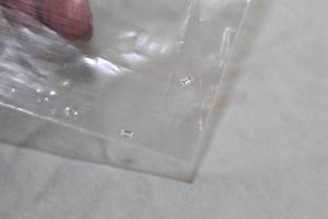 lot 190 image: 0.175ct Two Round Baguette DiamondsLoose