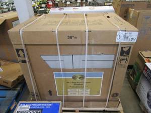 lot 849 image: HAMPTON BAY Shaker Dove Gray Stock Assembled Sink Base Kitchen Cabinet (36 in. x 34.5 in. x 24 in.)