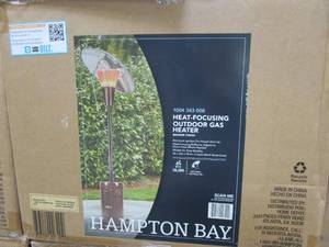 lot 808 image: HAMPTON BAY 38,200 BTU Bronze Heat-Focusing Propane Gas Patio Heater