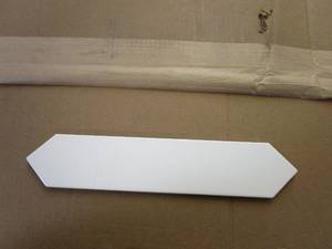lot 812 image: MSI Lakeview White Picket 2.5 in. x 13 in. Glossy Ceramic Wall Tile (2 CASES TOTAL, APPROXIMATELY 24.54 SQ FT TOTAL)