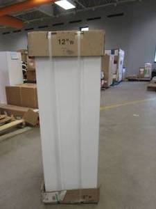 lot 935 image: HAMPTON BAY Hampton Assembled 12x36x12 in. Wall Kitchen Cabinet in Satin White