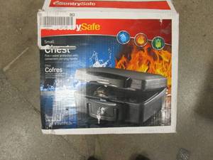 lot 950 image: SENTRYSAFE 0.17 cu. ft. Fireproof and Waterproof Safe Box (OPEN BOX)