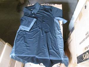 lot 43 image: Case of 48 Nike DRI Fit shirts size...