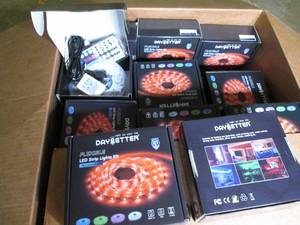 lot 118 image: Box of Daybetter LED Strip Light Ki...