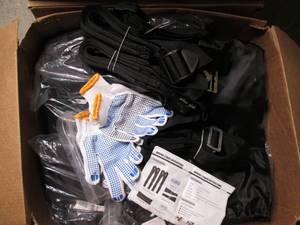 lot 123 image: Box Full of Moving Strap Kits...