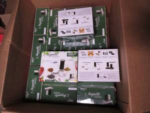 lot 125 image: Box of Magnetic Salt & Pepper Shake...