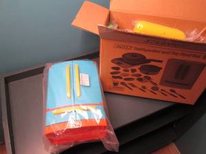 lot 226 image: Joyin Refrigerator and Toy Food Set...