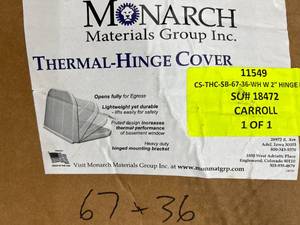 MONARCH THERMAL HINGE COVER