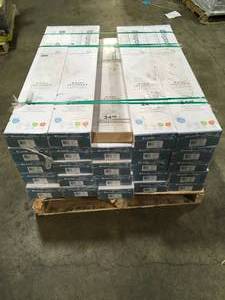 Pallet of Lifeproof Terrado Oak Water Resistant 12 mm Laminate Flooring (19.83 sq. ft.  case) Customer Returns See Terms on Auction
