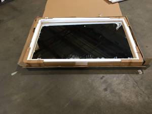 NEUTYPE 51 in. x 31 in. Large Modern Rectangle Metal Framed Bathroom Vanity Mirror Customer Returns See Terms on Auction