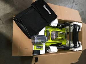 RYOBI 40V Brushless 20 in. Cordless Battery Walk Behind Push Lawn Mower with 6.0 Ah Battery and Charger Customer Returns See Terms on Auction