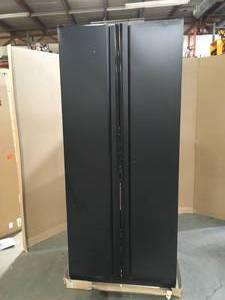 Husky 3-Piece Heavy Duty Welded Steel Garage Storage System in Black (64 in. W x 81 in. H x 24 in. D) Customer Returns See Terms on Auction