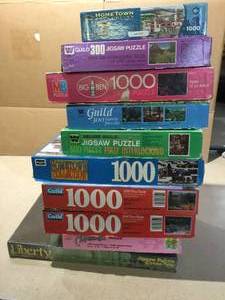 lot 18 image: 10 Various puzzles