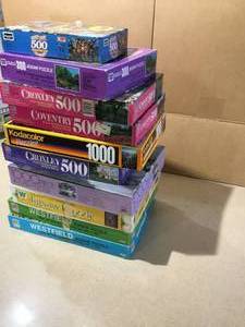 lot 75 image: 10 various puzzles