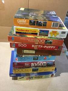 lot 76 image: 10 various puzzles