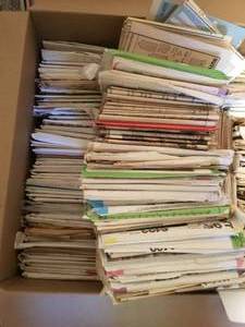 lot 128 image: Large collection of patterns