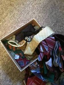 lot 136 image: Box of Mens ties