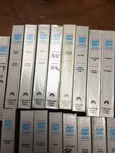 lot 142 image: 23 Star trek VHS tapes