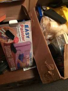 lot 156 image: Good collection of painting supplies.