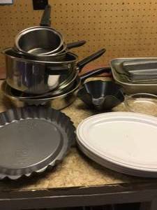 lot 169 image: pots and pans