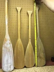 lot 172 image: 4 oars for canoe or rubber raft