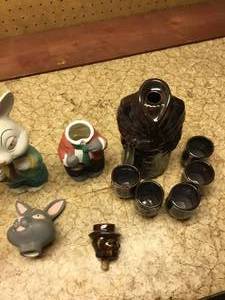 lot 181 image: 3 rabbits and decanter