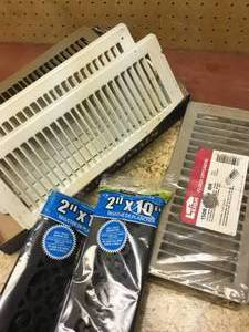lot 182 image: 6 heat registers some new