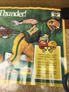 lot 194 image: 3 NDSU poster from 1993