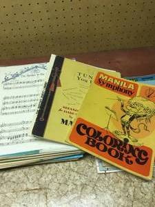 lot 221 image: Large collection of music books