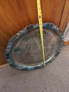 lot 253 image: Large silver plater