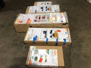 Lot of Utility Shelving Various Models and Conditions Customer Returns See Terms on Auction