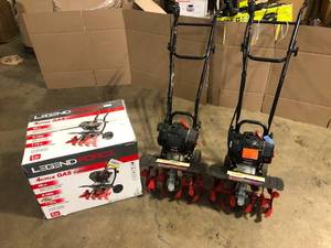 Lot of 3 Legend Force 15 in. 46 cc Gas Powered 4-Cycle Gas Cultivator Customer Returns See Terms on Auction