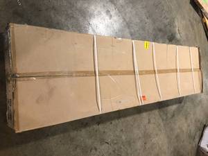 Husky 8 ft. Adjustable Height Solid Wood Top Workbench in Black for Ready to Assemble Steel Garage Storage System Customer Returns See Terms on Auction