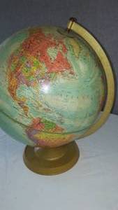12 in. Globe - Vintage.