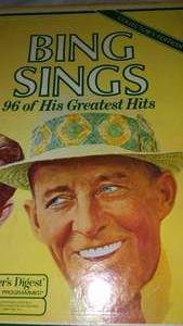 4 Boxed 12 in.  Record Sets. Bing Crosby and More