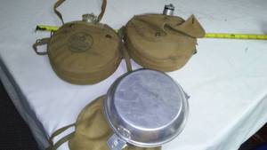 (2) Palco Canteens and Meal Kit