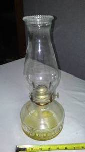 Oil Lamp. Nice, Clear