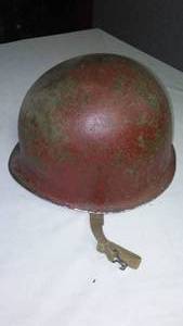 WW II M1 U.S. Military Helmet.